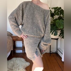 NEW AYNI Lupana Off The Shoulder Sweater Dress